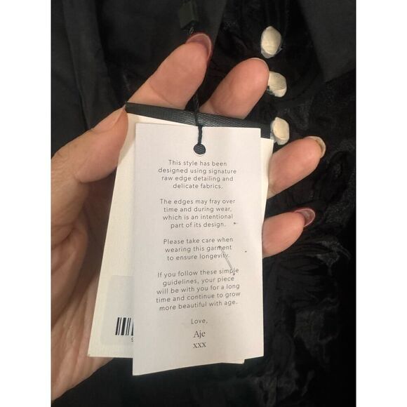 AJE Ursula Midi Dress black AU6/US2 - Picture 8 of 12